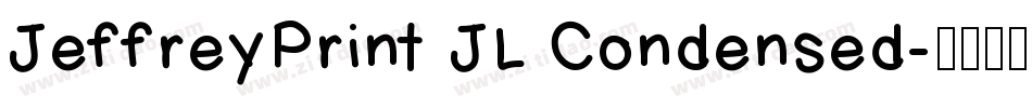 JeffreyPrint JL Condensed字体转换